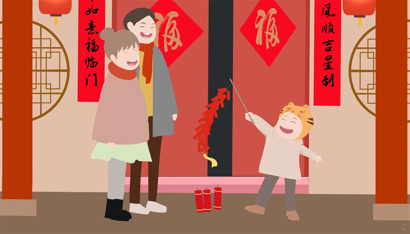 描寫春節有關的作文